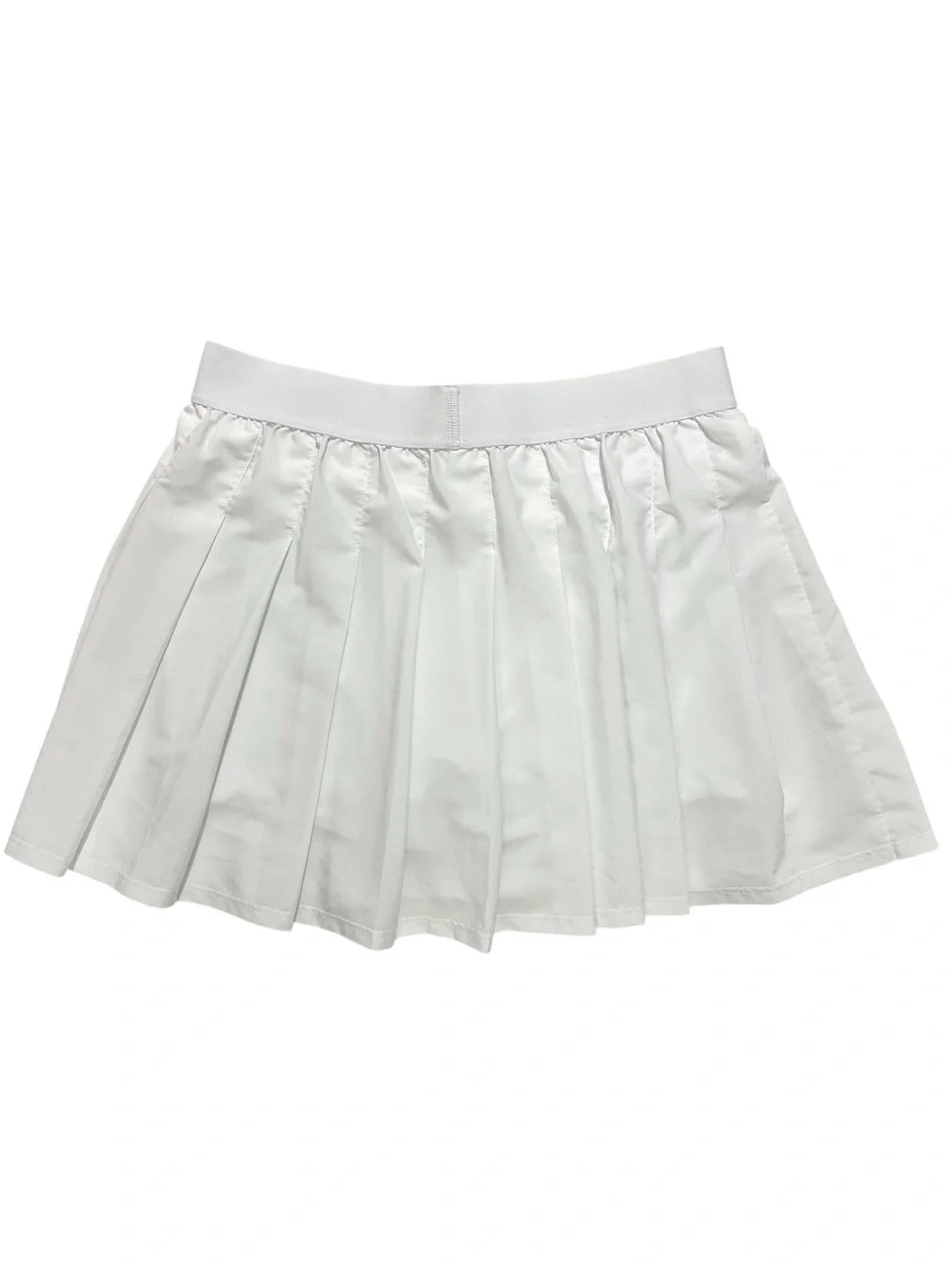 ALO Yoga Varsity Tennis Skirt in White Small